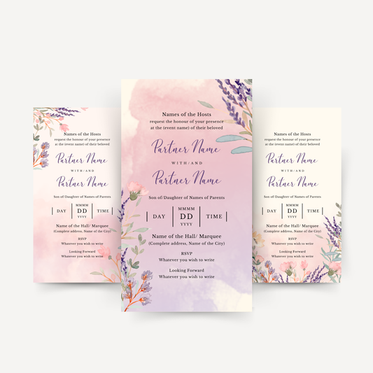 E-invite - Secret Garden