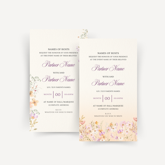 E-invite - Timeless Bloom