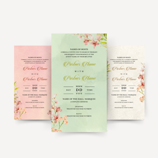 E-invite - Wild Flowers