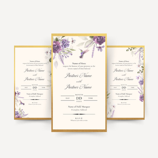 E-invite - Purple Pleasures