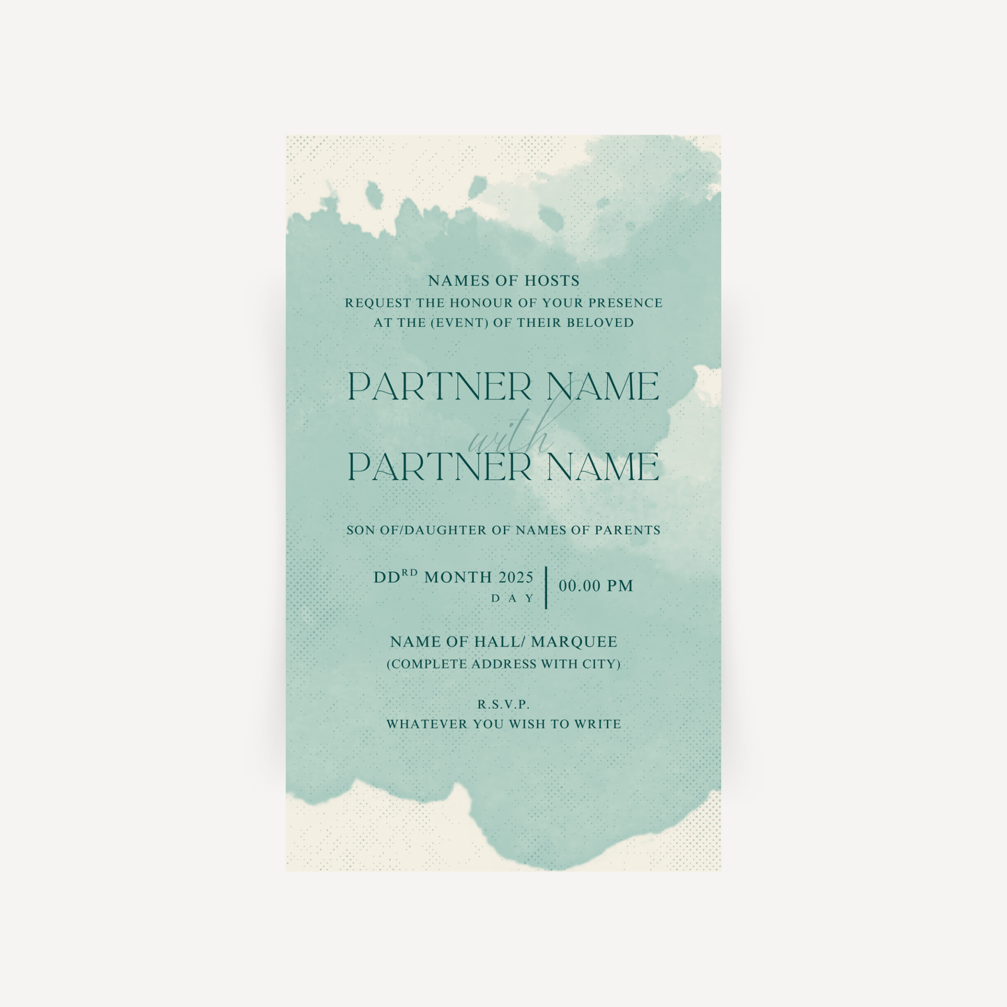 E-invite - Olive