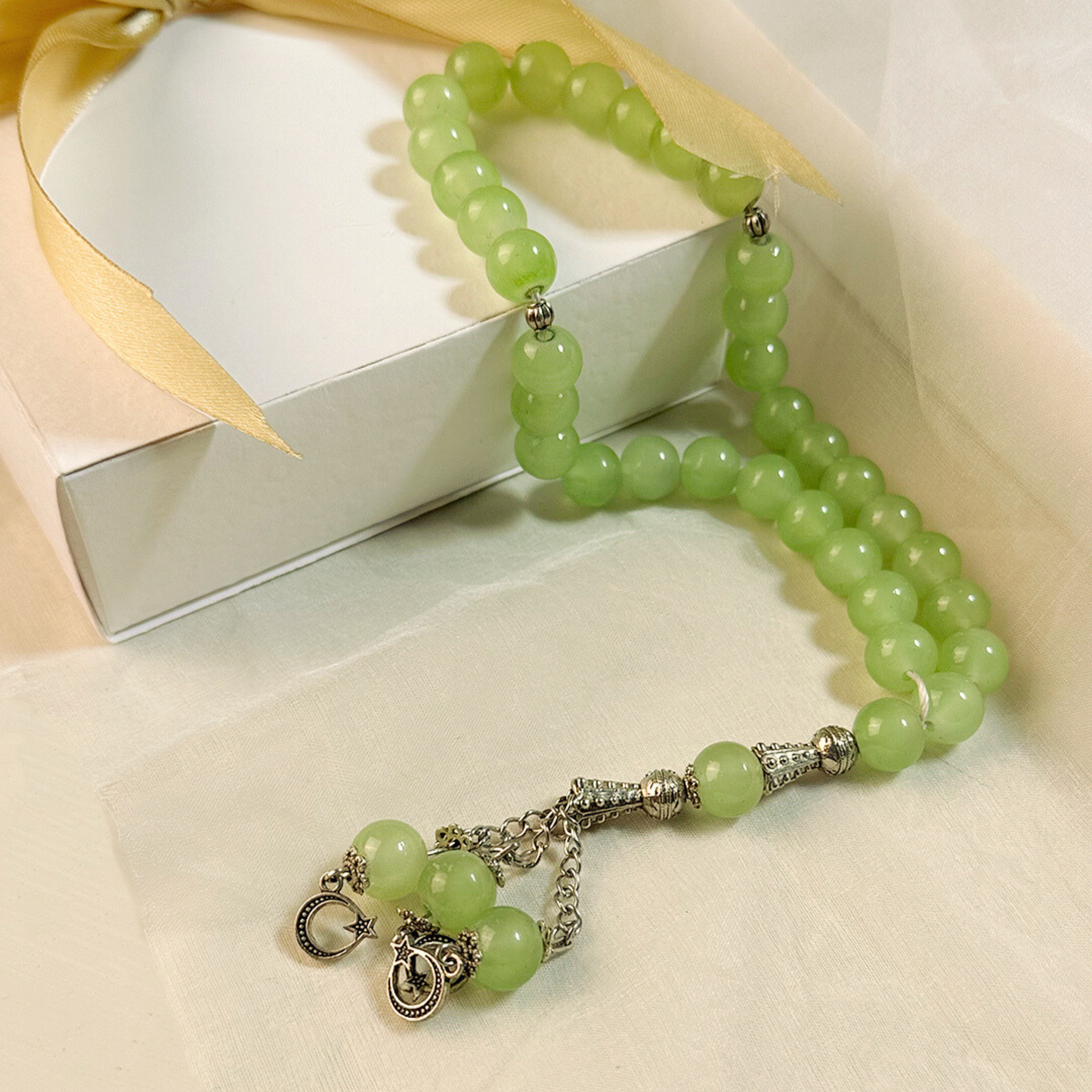Ramadan Mubarak - Olive Green Gift Box (Soft Box)