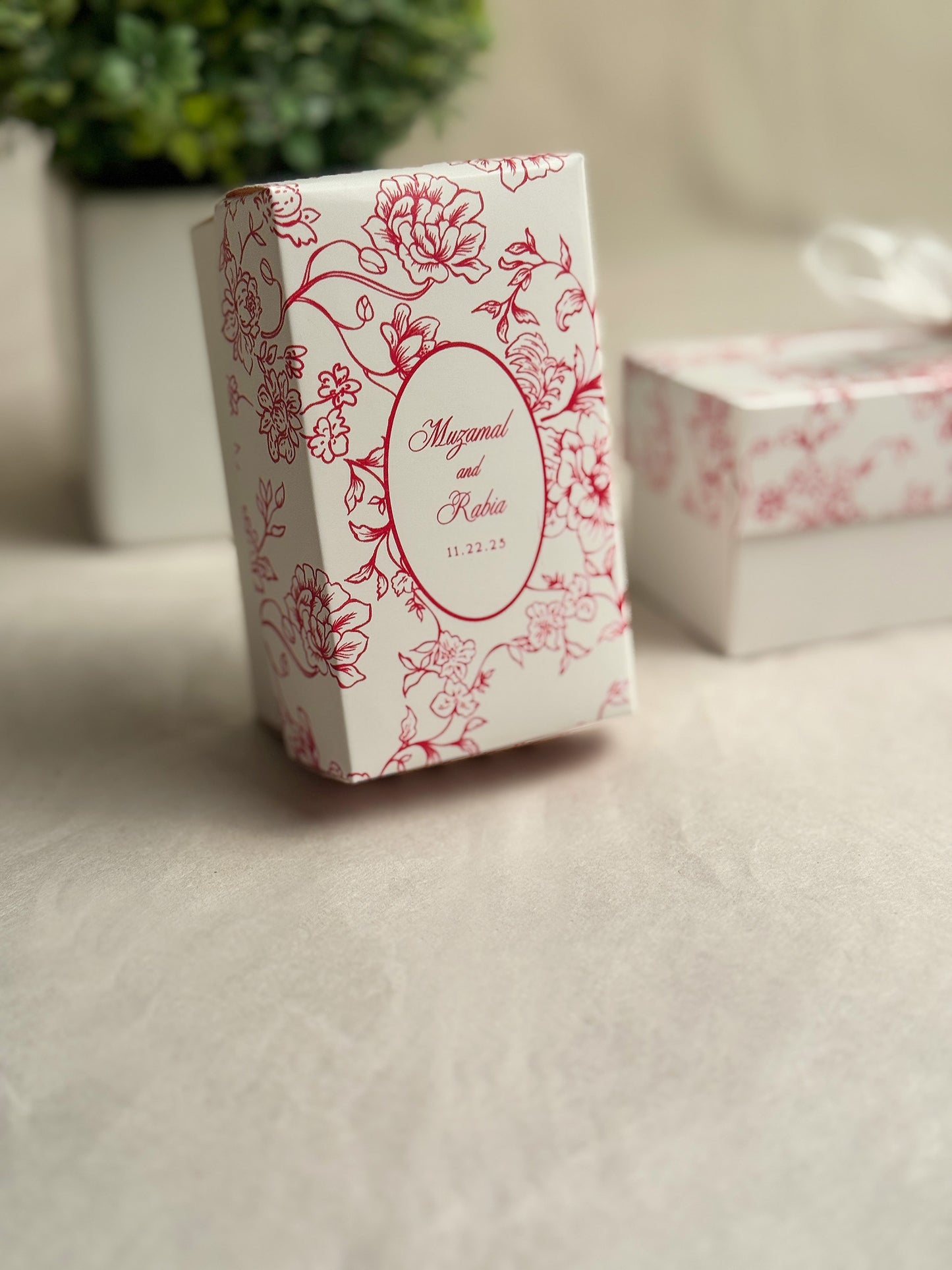 Floral Tapestry Box (2x2x3.5)