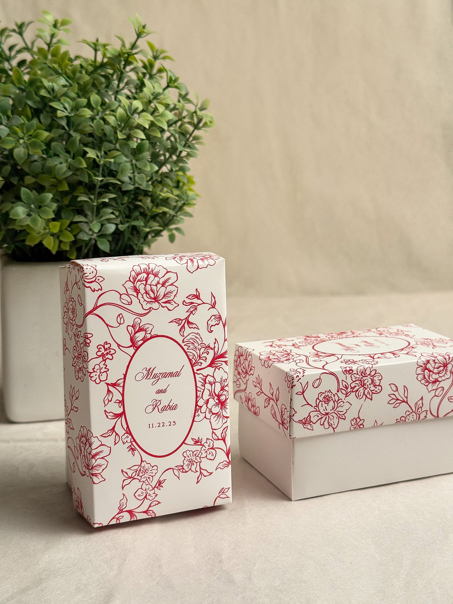 Floral Tapestry Box (2x2x3.5)