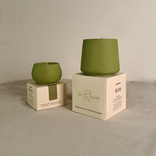 Soy Wax Scented Candle - Vanilla Noir