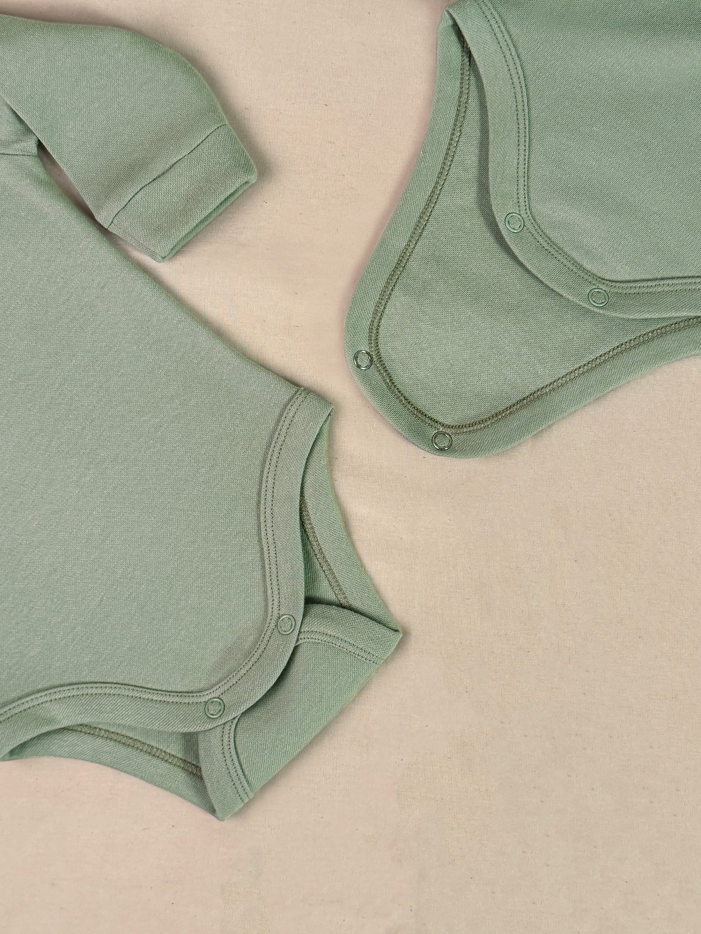 Baby Bodysuits - Full Sleeves (Green)