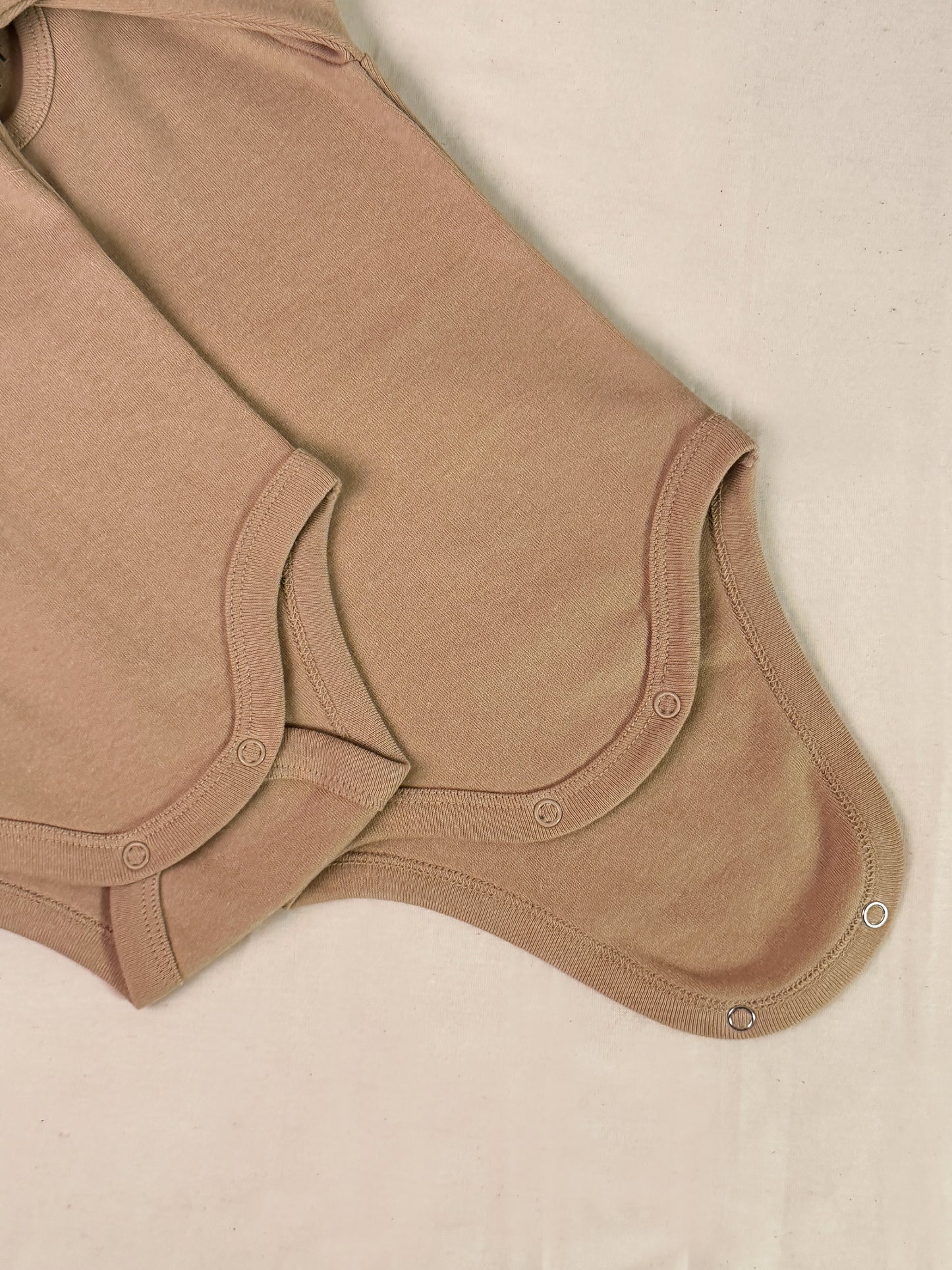Baby Bodysuits - Half Sleeves (Almond)