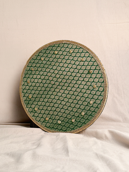 18" Mehndi Thaal (Green)