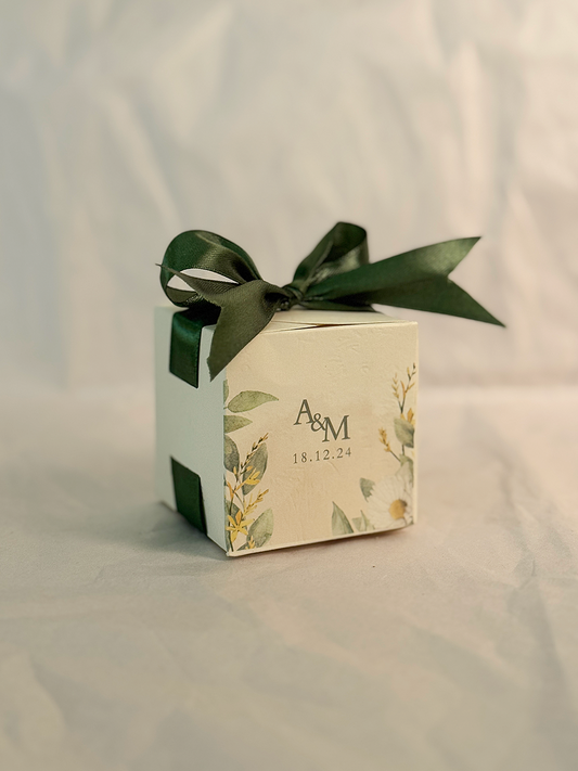 Bid Box - Ribbons and Bows (Green)