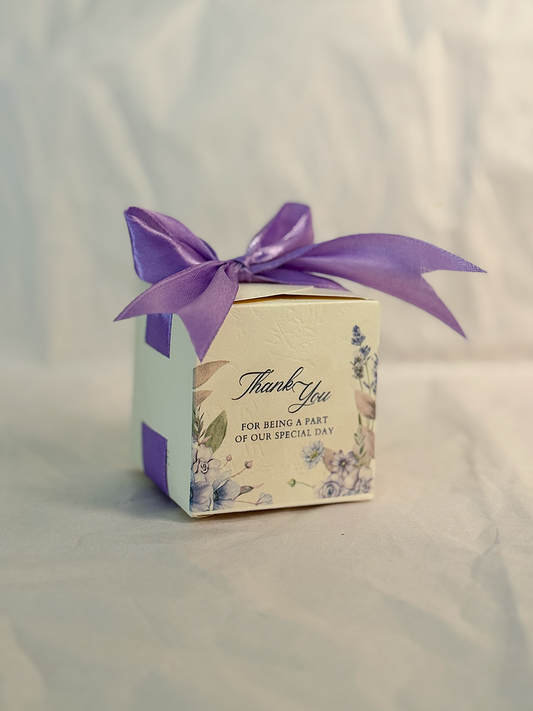 Bid Box - Ribbons and Bows (Lavender)