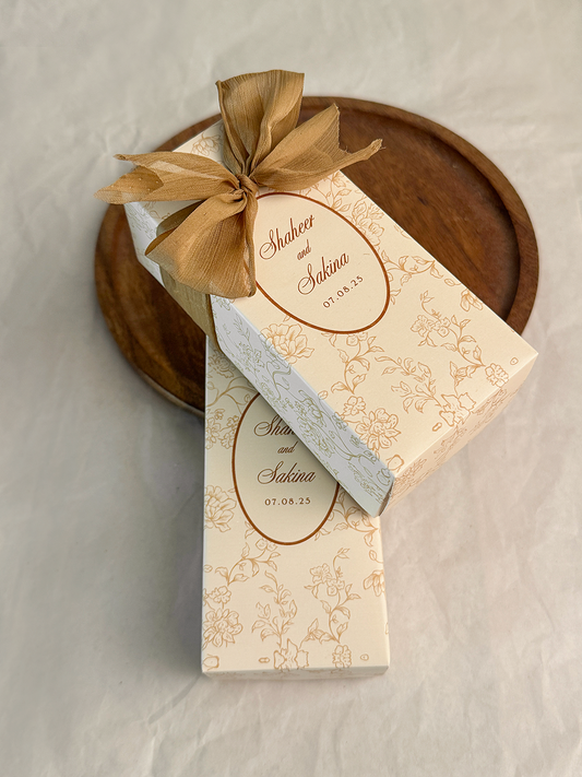 Floral Tapestry Box (2.25"x2.5"x5.5")