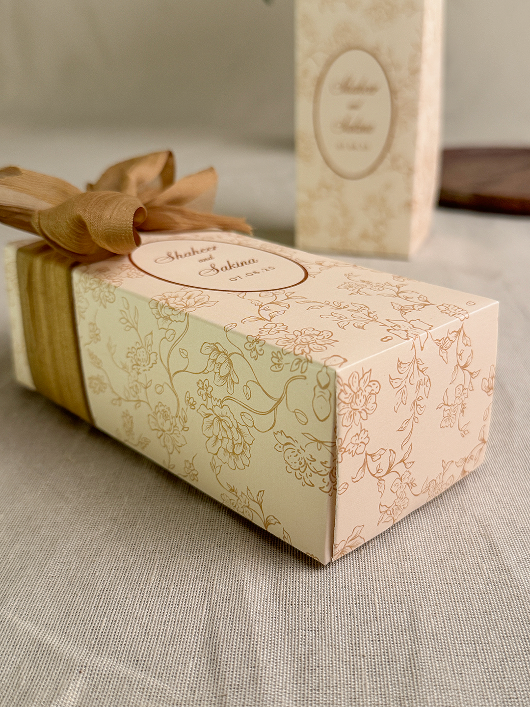 Floral Tapestry Box (2.25"x2.5"x5.5")
