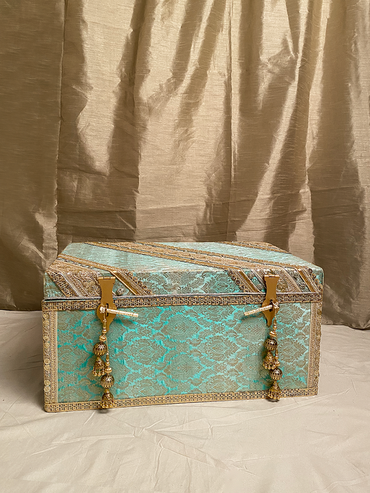 Bridal Trousseau Chest (Turquoise)