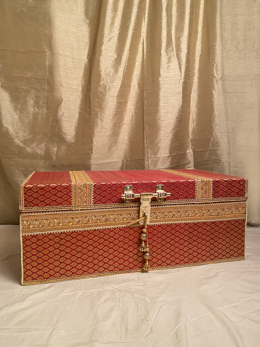 Bridal Trousseau Chest (Maroon)