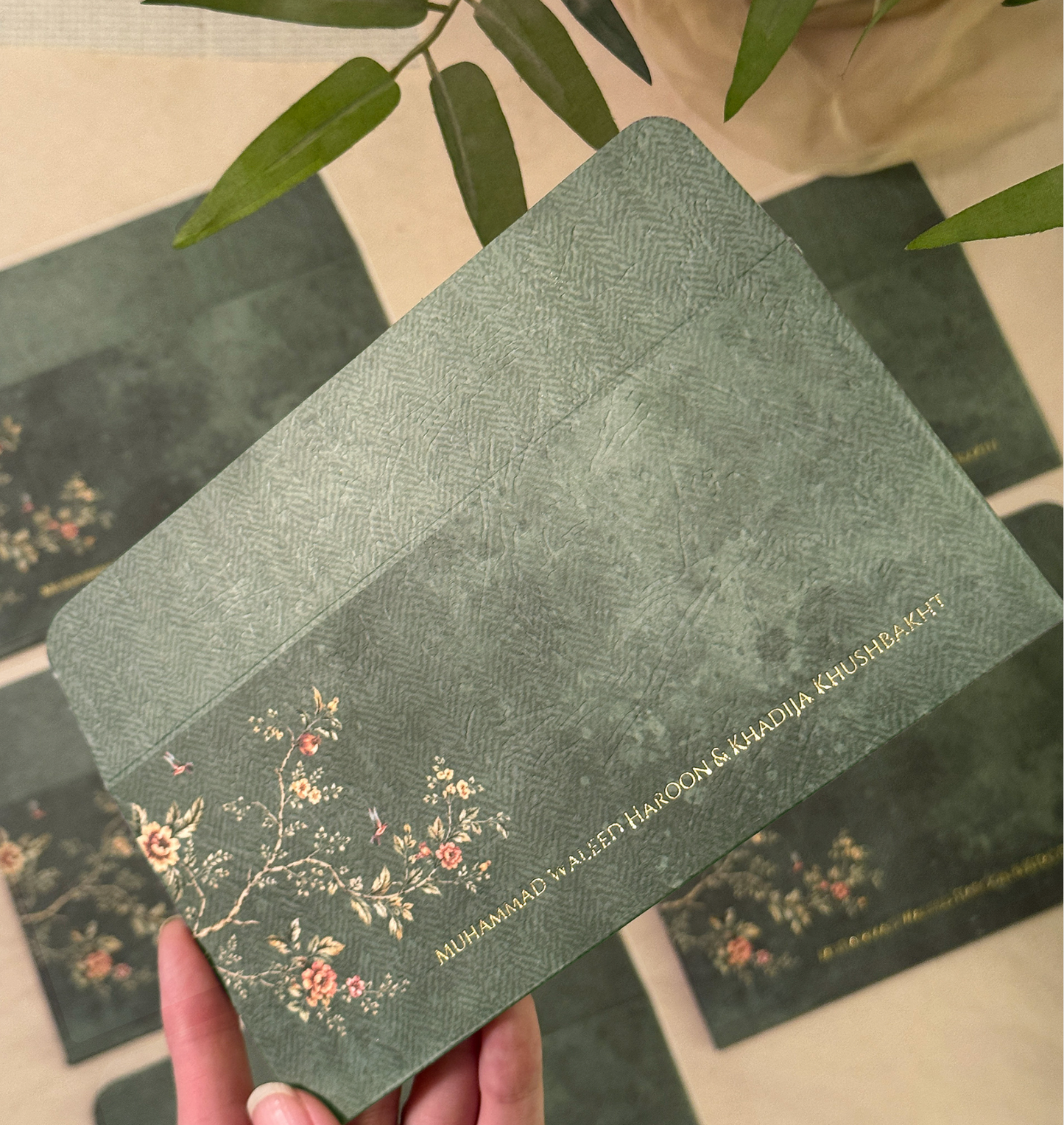 Personalised Money Envelopes - Evergreen