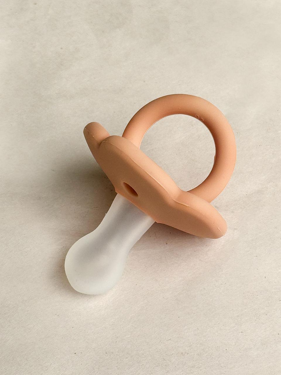 Silicone Peach Pacifier