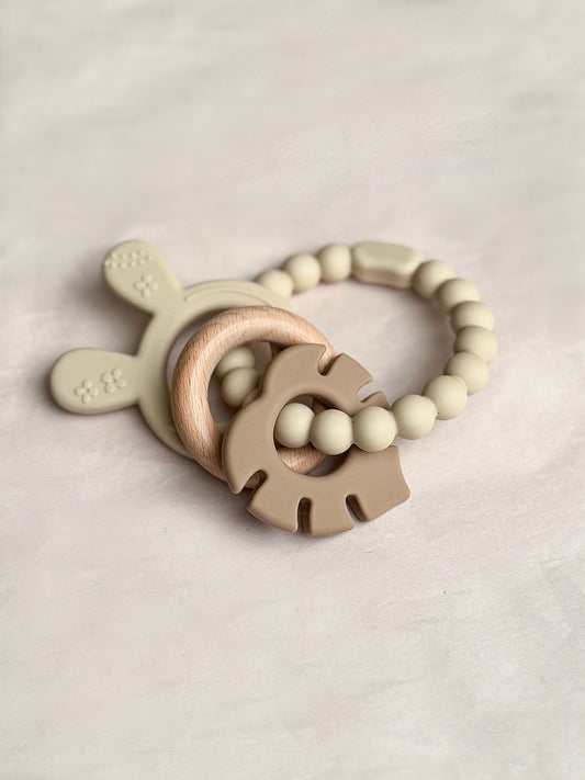 Silicone Beige Teether