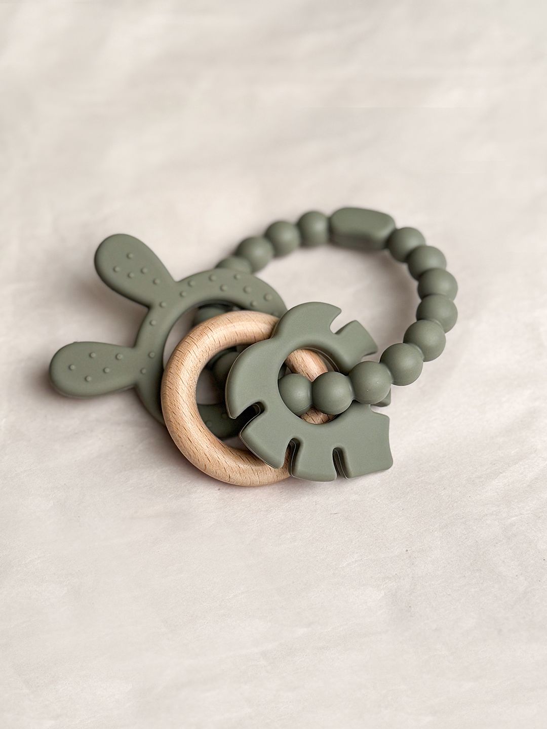 Silicone Sage Green Teether