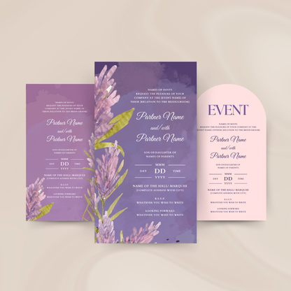 Digital Invite Bundle - Lavender Lovin'