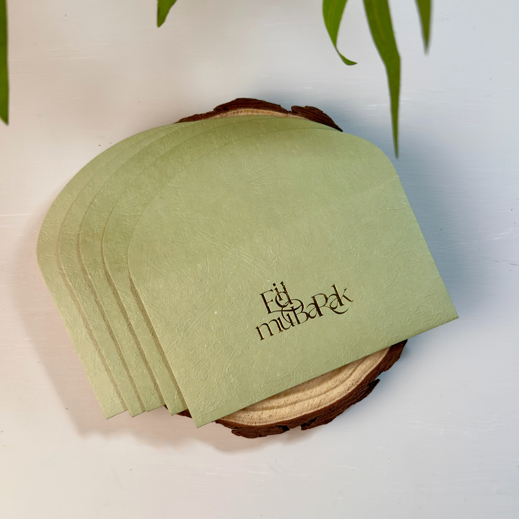 Eid Mubarak - Olive (Pack of 5)