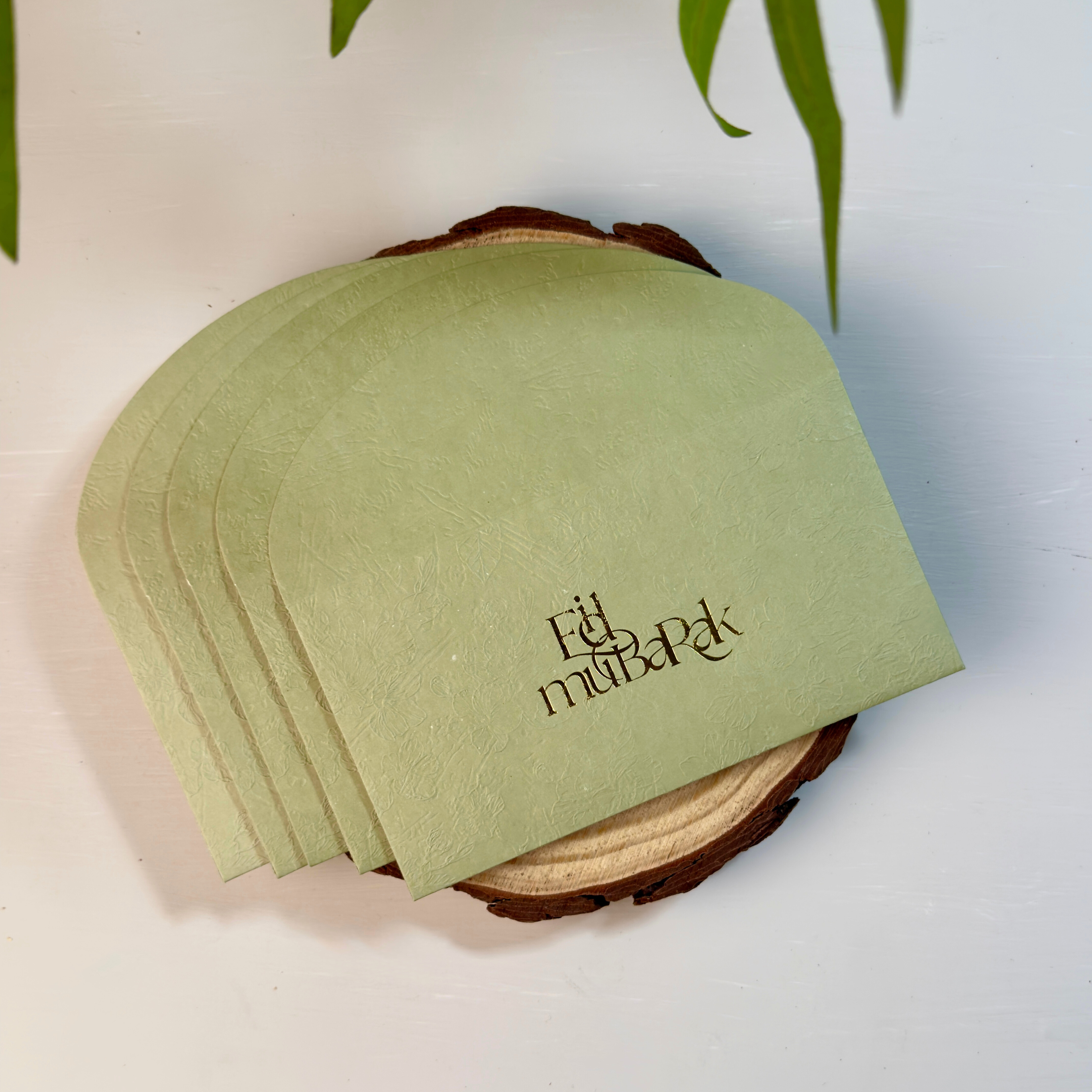 Eid Mubarak - Olive (Pack of 5)