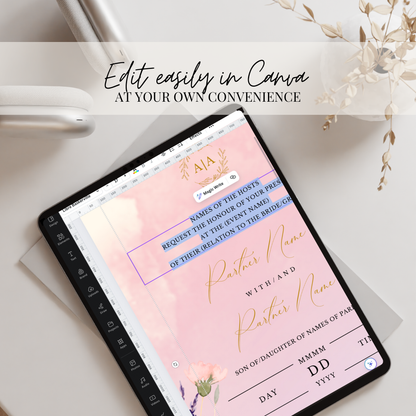 Digital Invite Bundle - Secret Garden