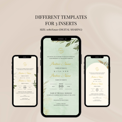 Digital Invite Bundle - Porcelain Terraces