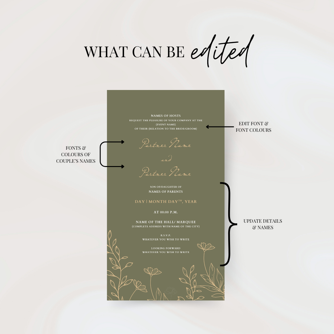 Digital Invite Bundle - Tuscany