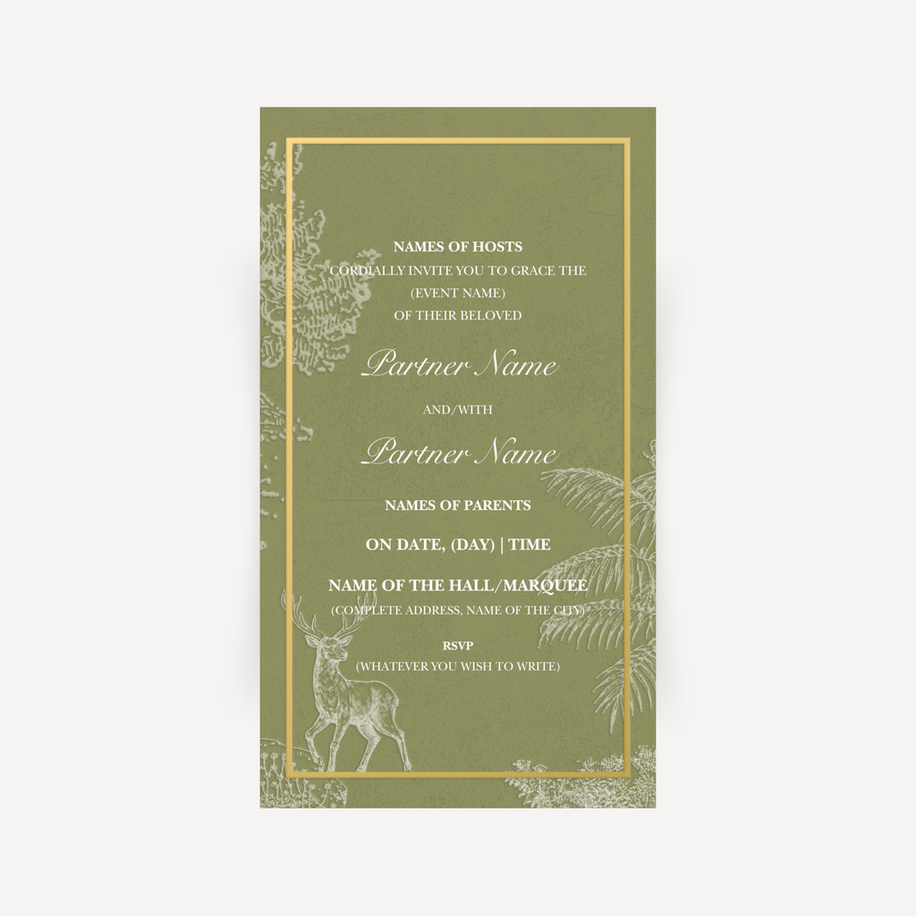 E-invite - Woodland Grace