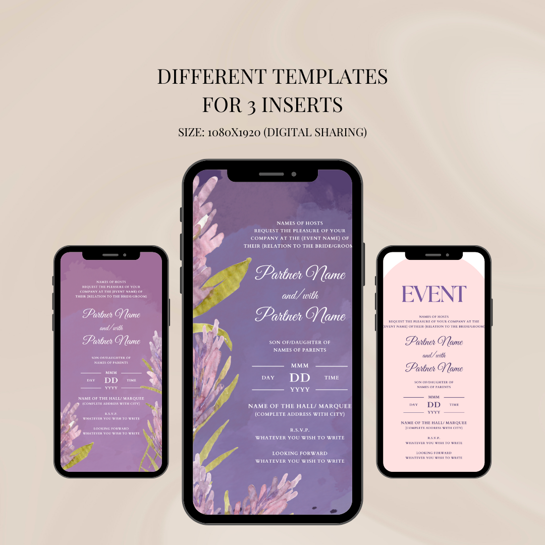 Digital Invite Bundle - Lavender Lovin'