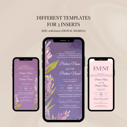 Digital Invite Bundle - Lavender Lovin'