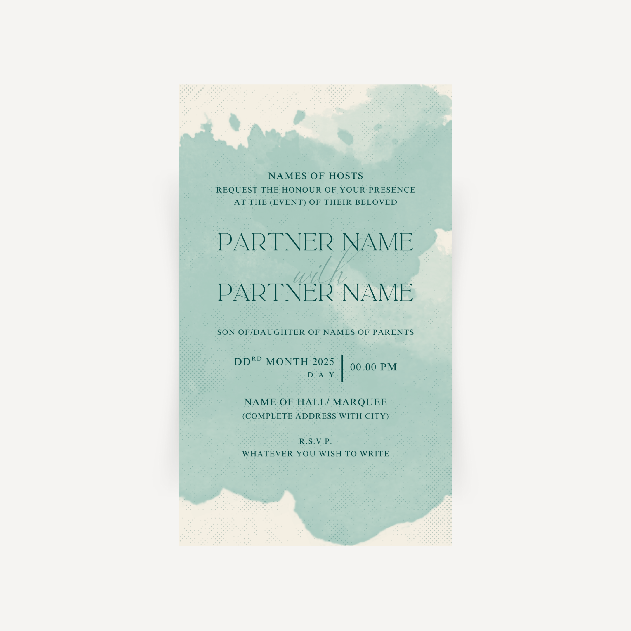 E-invite - Olive