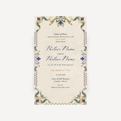 E-invite - Art Nouveau