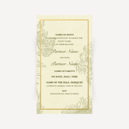 E-invite - Woodland Grace