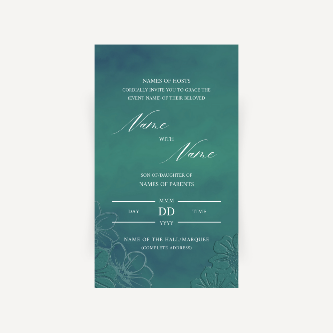 E-invite - Sunkissed Tides