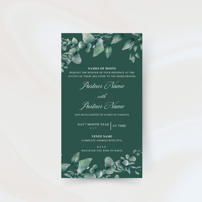 Digital Invite Bundle - Olive