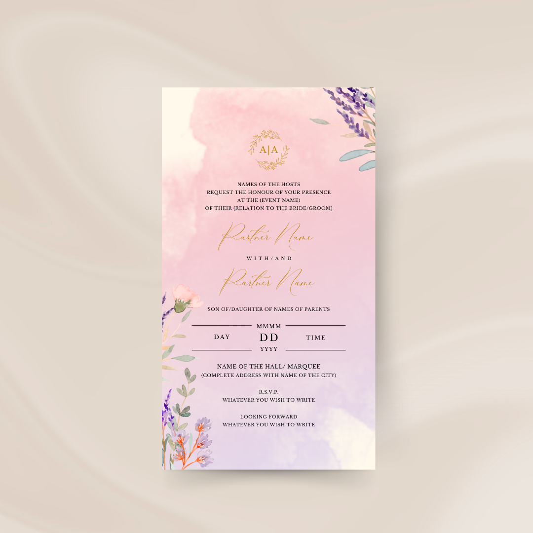 Digital Invite Bundle - Secret Garden