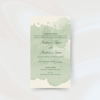 Digital Invite Bundle - Olive