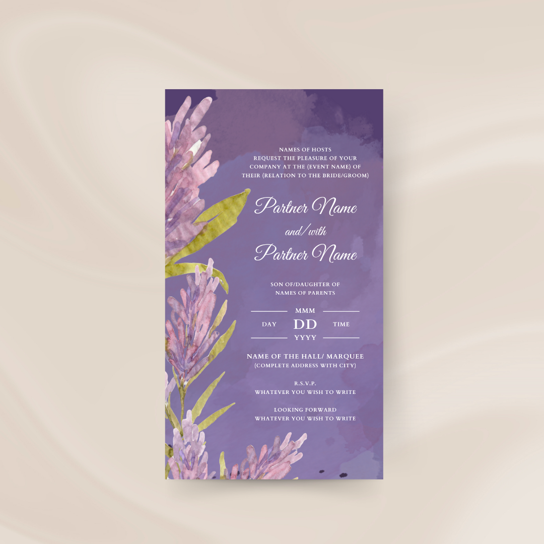 Digital Invite Bundle - Lavender Lovin'