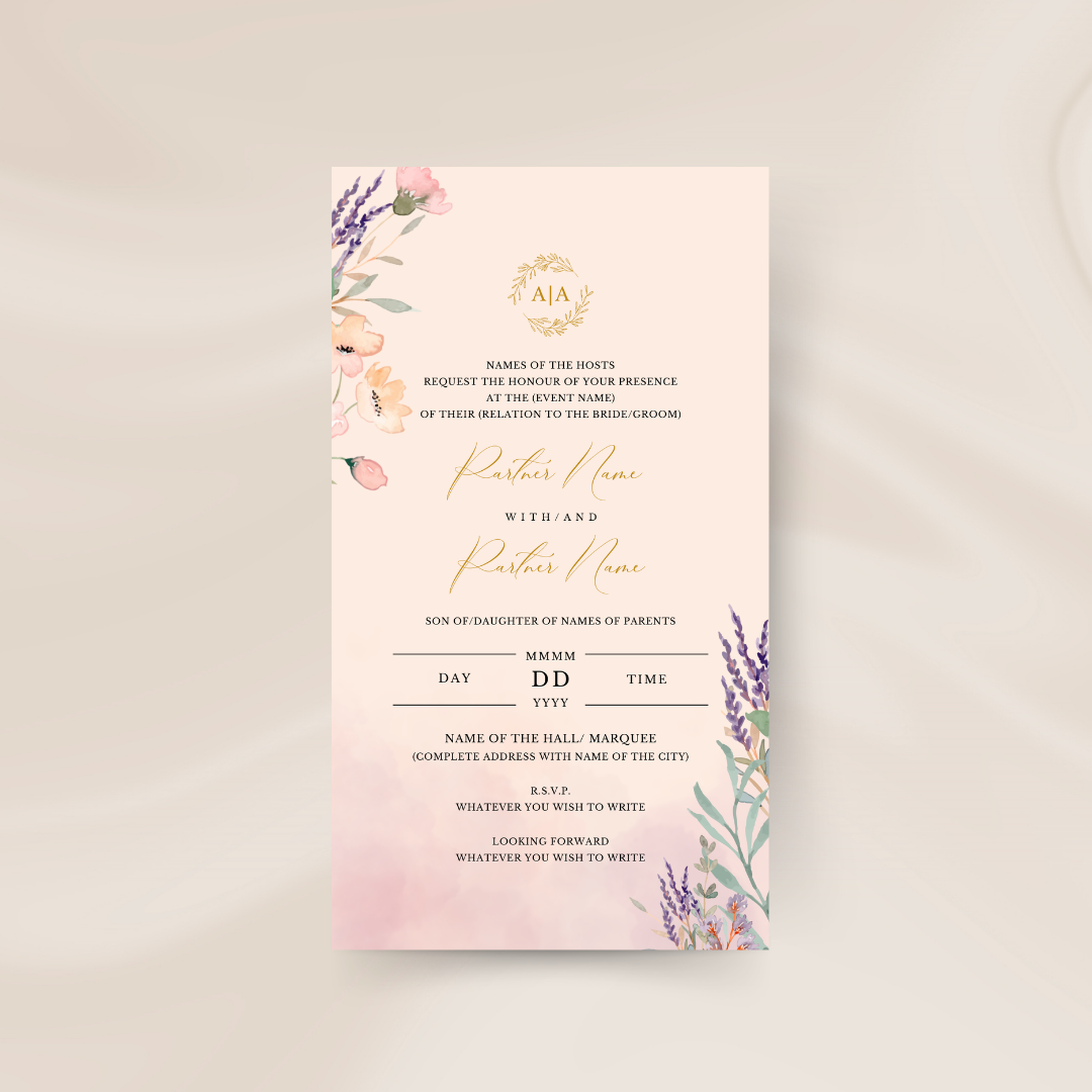 Digital Invite Bundle - Secret Garden