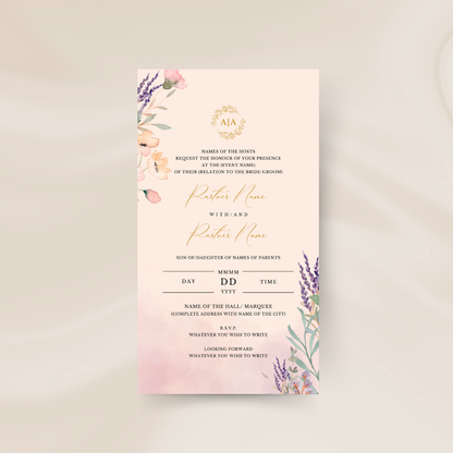 Digital Invite Bundle - Secret Garden