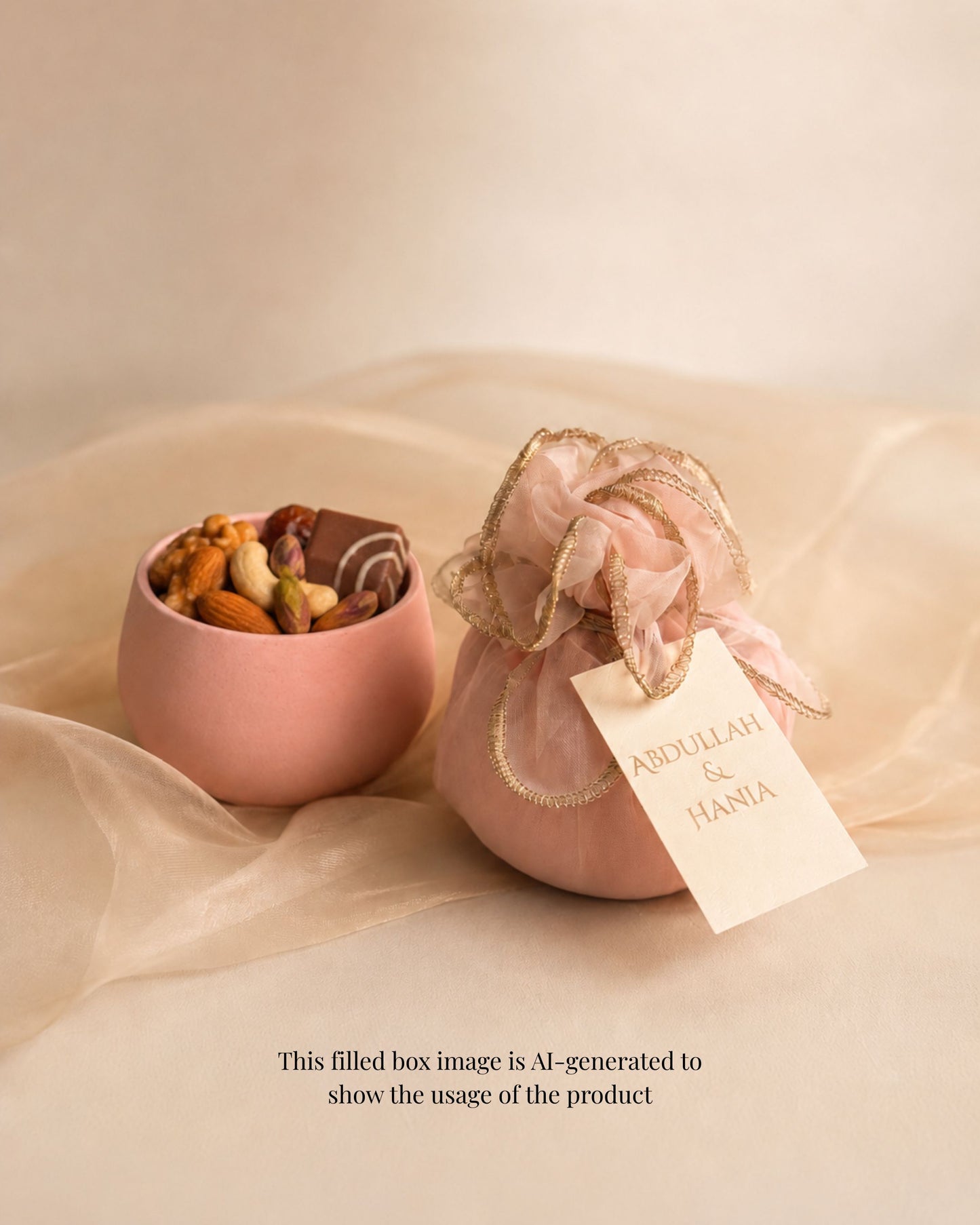 Cement Bid Containers - Pink