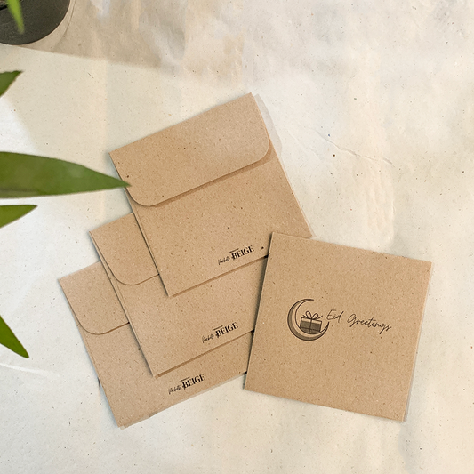 Kraft Eidi Envelopes Design 4 (4"x4" Pack of 10)