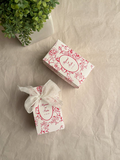 Floral Tapestry Box (2x2x3.5)