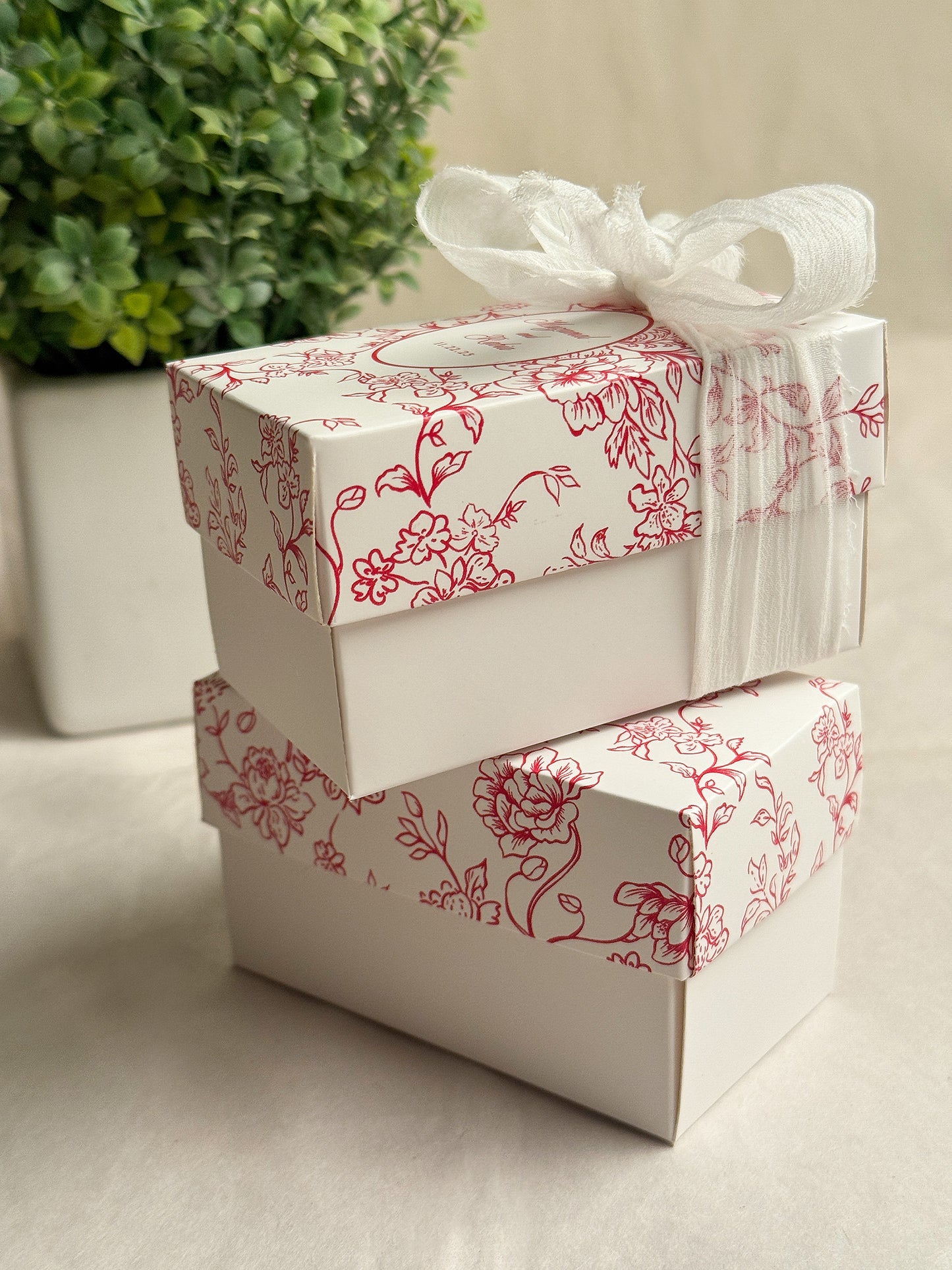 Floral Tapestry Box (2x2x3.5)