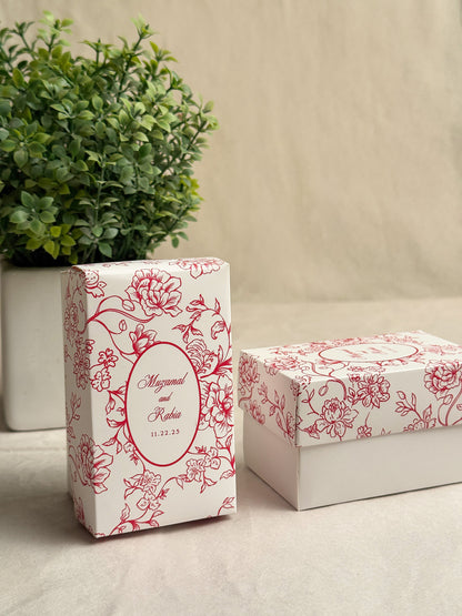Floral Tapestry Box (2x2x3.5)