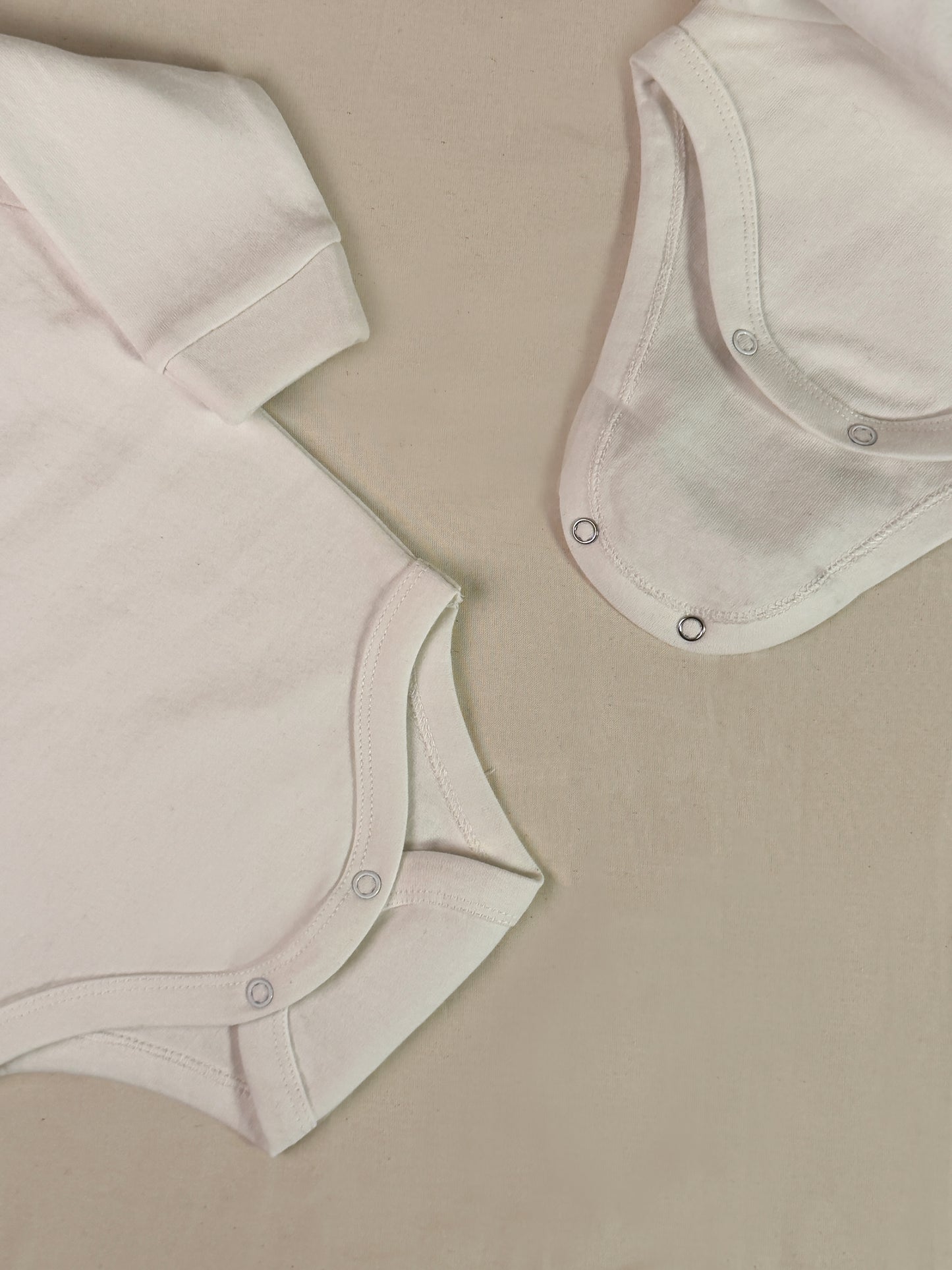Baby Bodysuits - Full Sleeves (White)