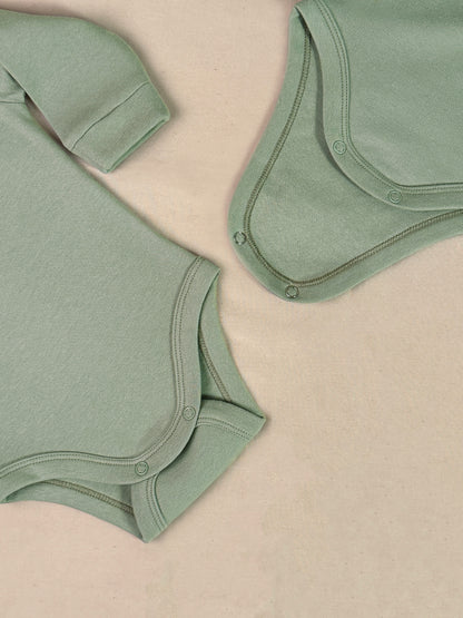 Baby Bodysuits - Full Sleeves (Green)