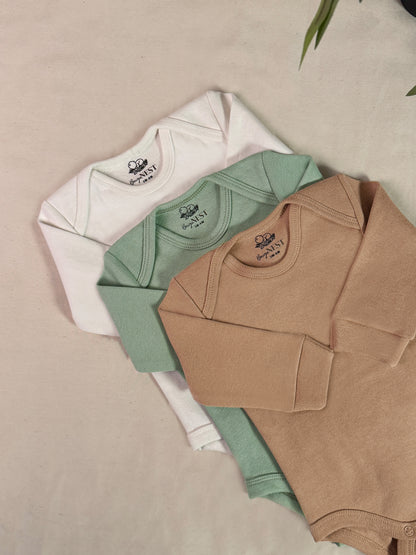 Baby Bodysuits - Full Sleeves (Mix colours)