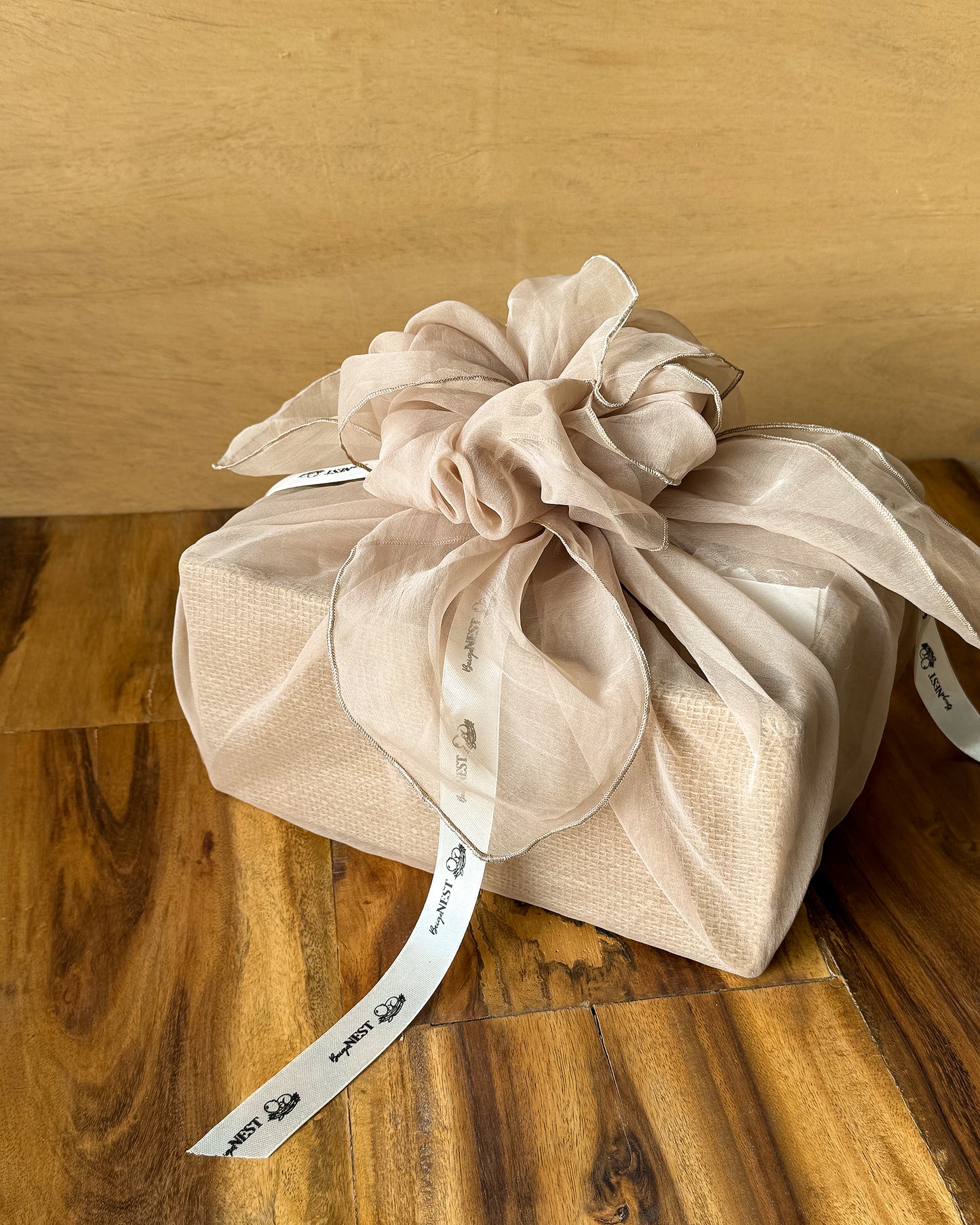 Baby Nest Kit - Peach & Off-white